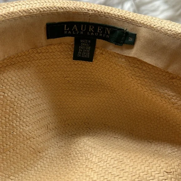 Lauren Ralph Lauren Floppy Straw Sun Hat - Picture 4 of 4